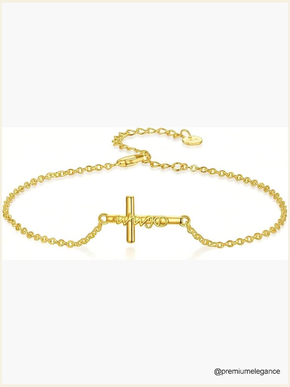 Faith Cross Bracelet Women Christian Religious Jewelry Gift